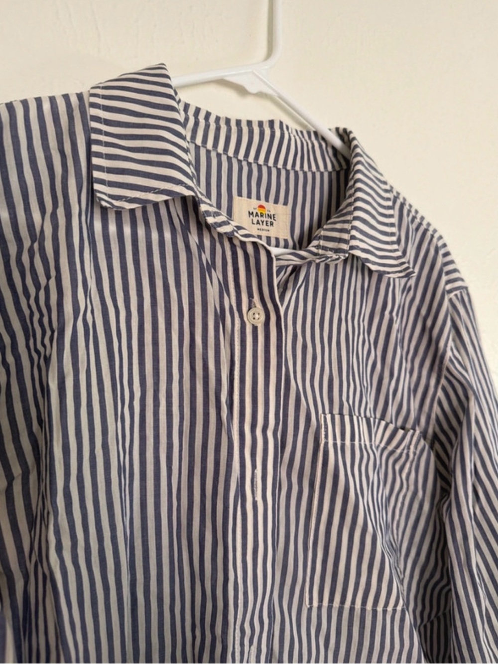 Marine Layer Jane Relaxed Cali Poplin Shirt - Picture 4 of 4